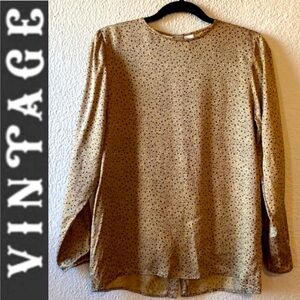 Spitalnick & Co. Vintage Silk Blouse 4, fits 6-8